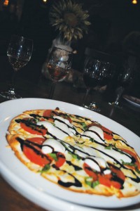 Caprese Pizza at Nautivine. 