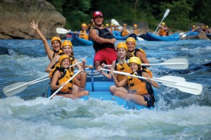 White water rafting at Youghiogheny River Ohiopyle State Park. 