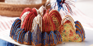 Hot Cinnamon Fireworks Cake