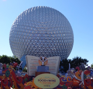 Epcot Ball during Food and Wine Fest