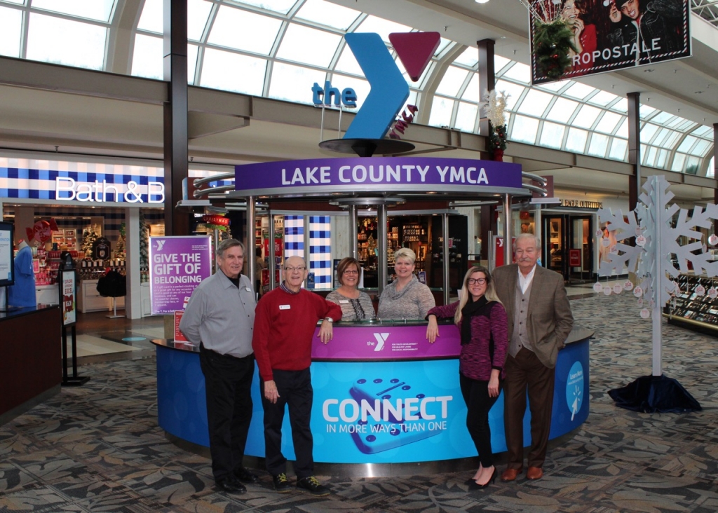 Lake County YMCA opens information kiosk at Great Lakes Mall