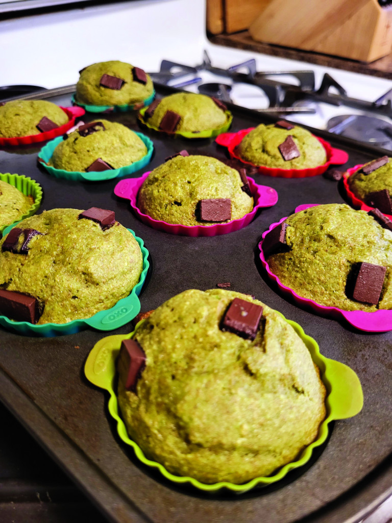 Recipe of the Month Spinach Banana Muffins